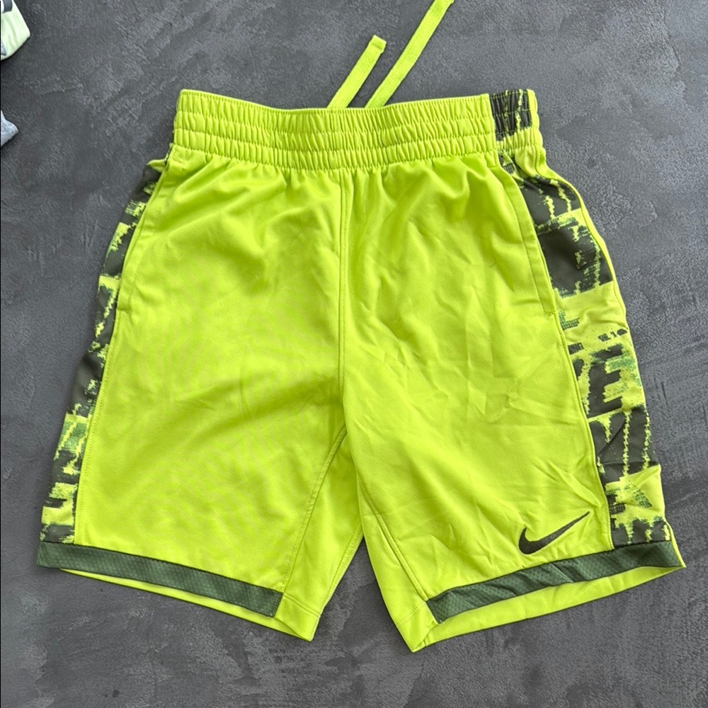 Nike Lime Green Sports Shorts